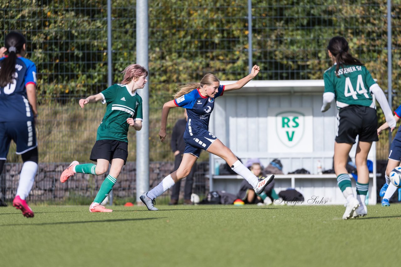 Bild 239 - wU19 Rissener SV - VfL Pinneberg : Ergebnis: 9:1